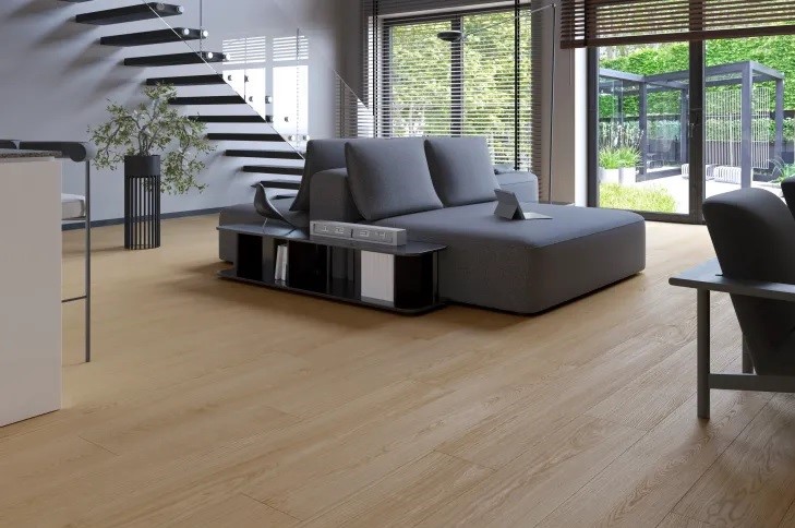 Виниловый пол SPC I4F 5 мм Cream Дуб Селект - Зображення