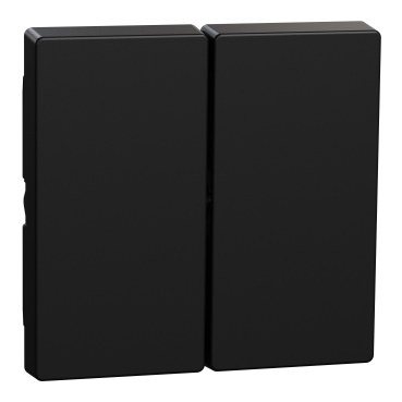 Клавіша вимикача подвійна Merten System M Ocean Plastic Чорний (MEG3400-0403), Schneider Electric - Зображення 164715666-b75d4.jpg