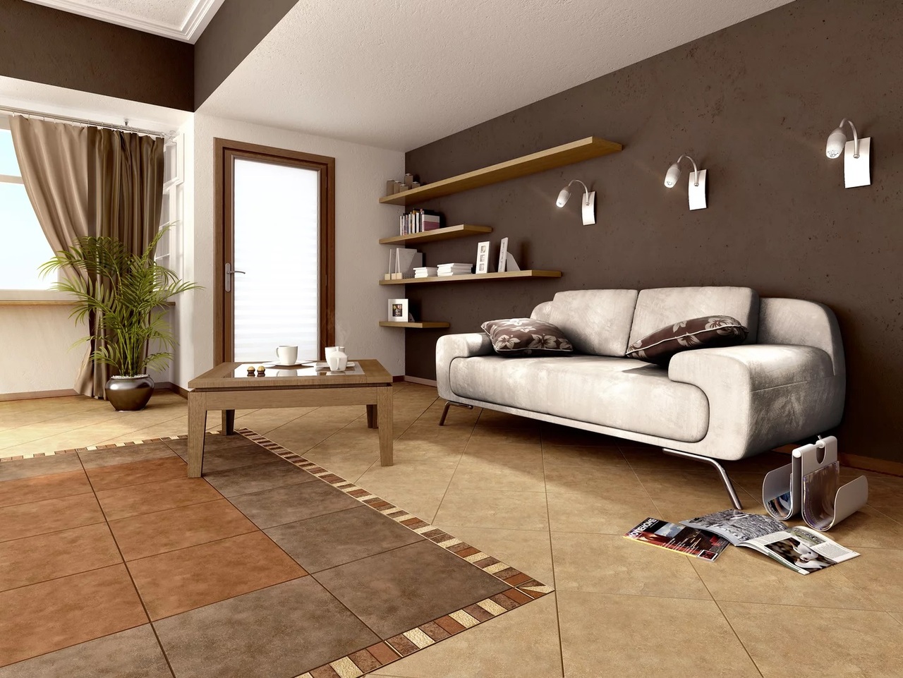 Плитка керамогранітна Rufus Brown 400x400 Paradyz - Зображення 164715915-a2a30.jpg