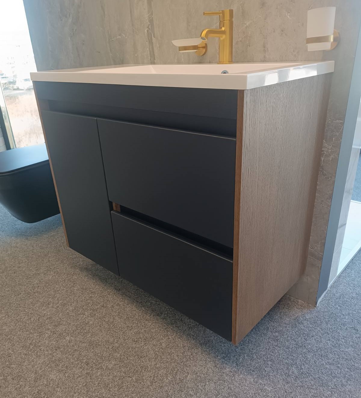 Шафка під умивальник Praga Amelia-900R Black Fancy Marble - Зображення 164716035-d9b9f.jpg