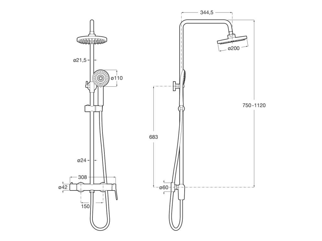 Душевая система Vega A5A976ENB0 Roca - Зображення 164716138-79f77.jpg