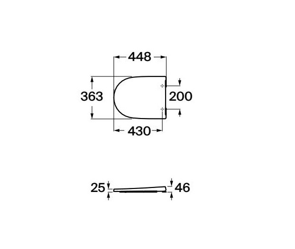 Кришка для унітаза Ona soft-close A801E12081 Roca - Зображення 164716142-617ca.jpg