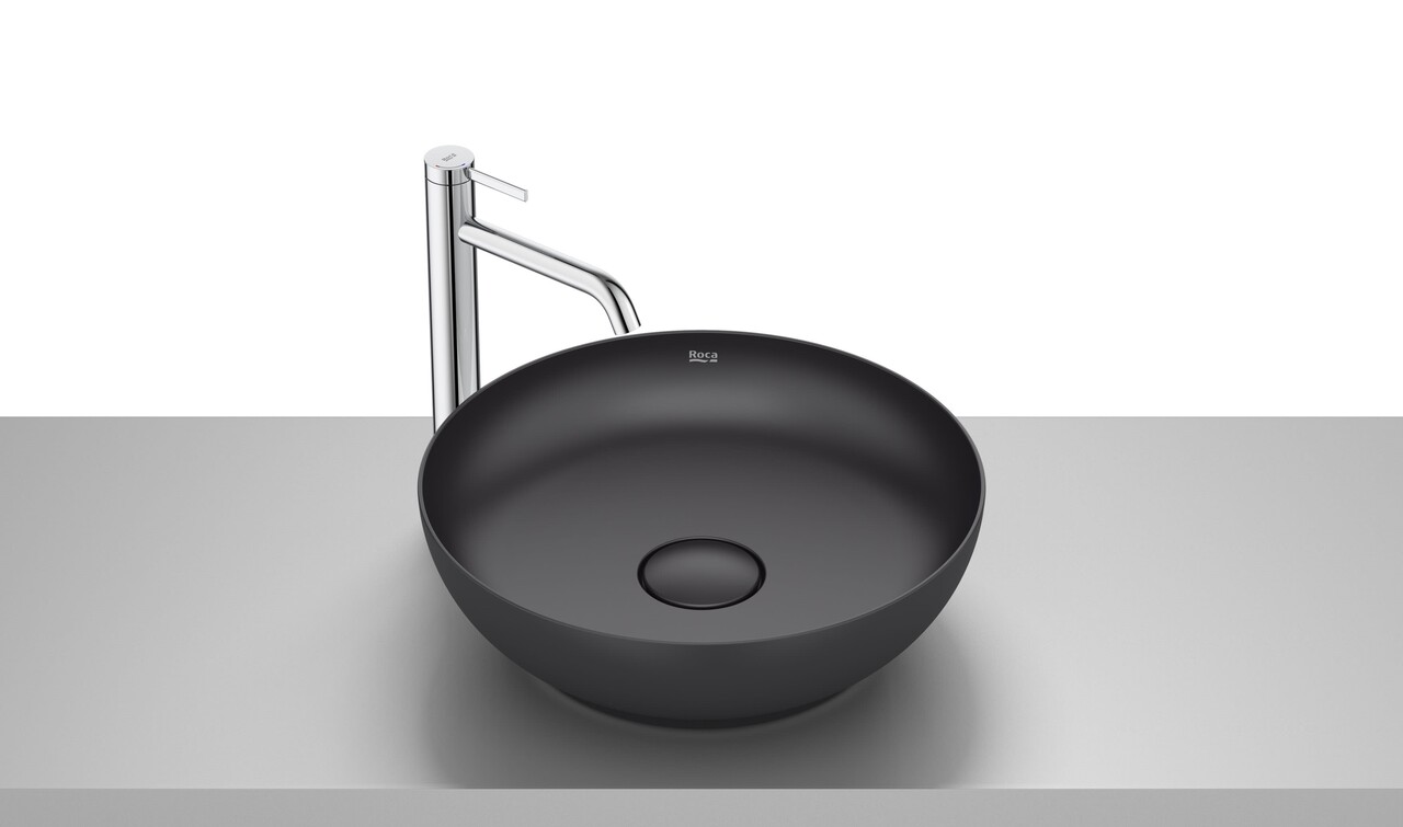 Умивальник Bol 425x425 A32787M080 Black matt Roca - Зображення 164716207-da4fe.jpg