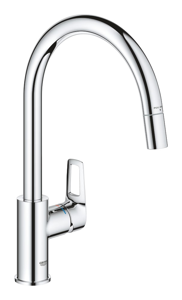 Змішувач для кухні BauLoop хром 30543000 Grohe - Зображення