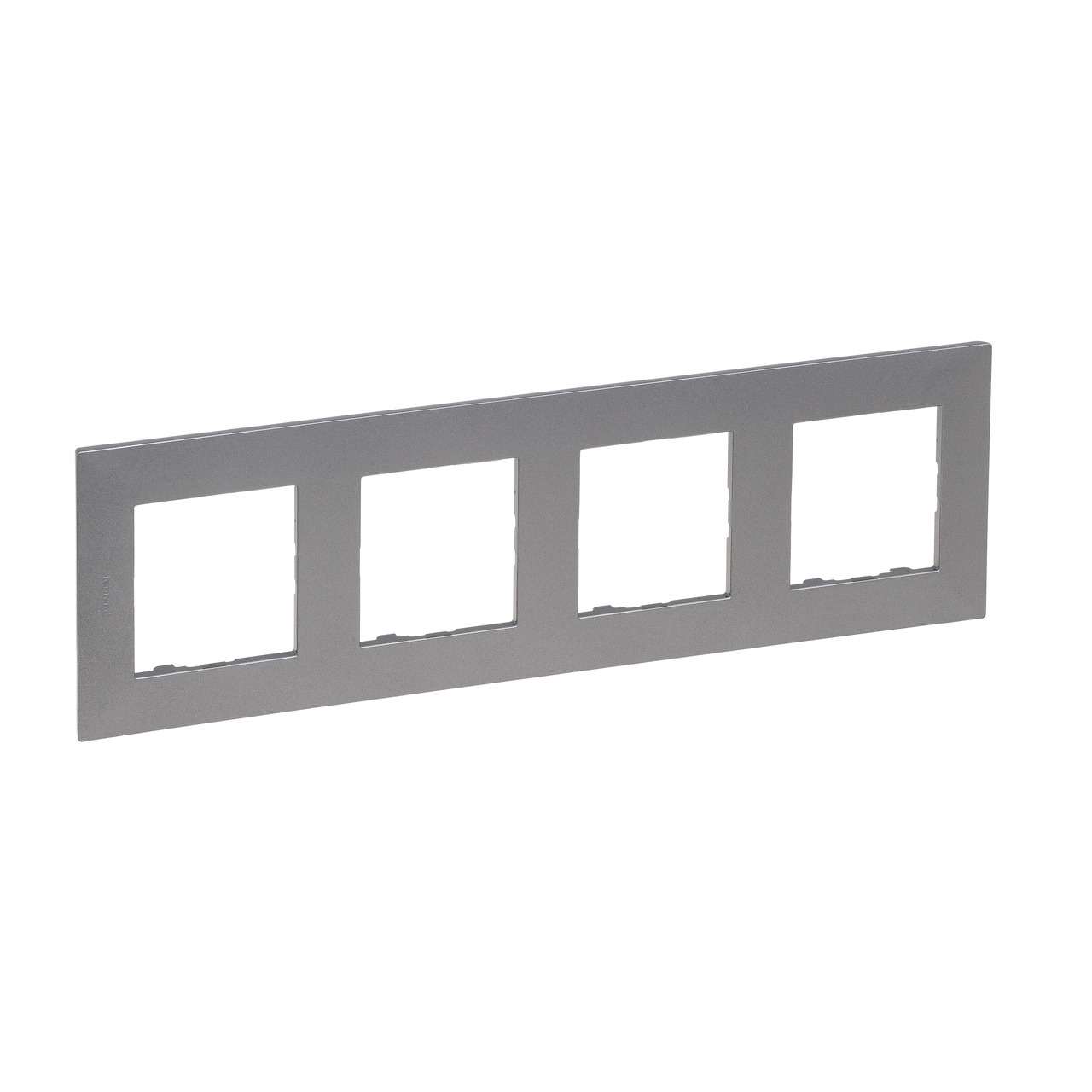 Рамка 4-местная Niloe Step Сталь 863494 Legrand - Зображення