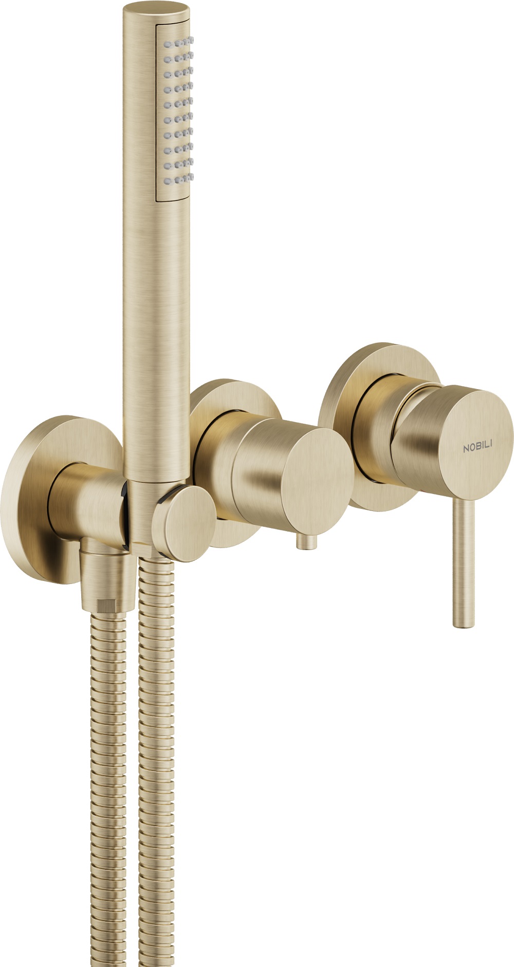 Змішувач для ванни Live Miele Spazzolato PVD WESK100-1TCGP Nobili - Зображення