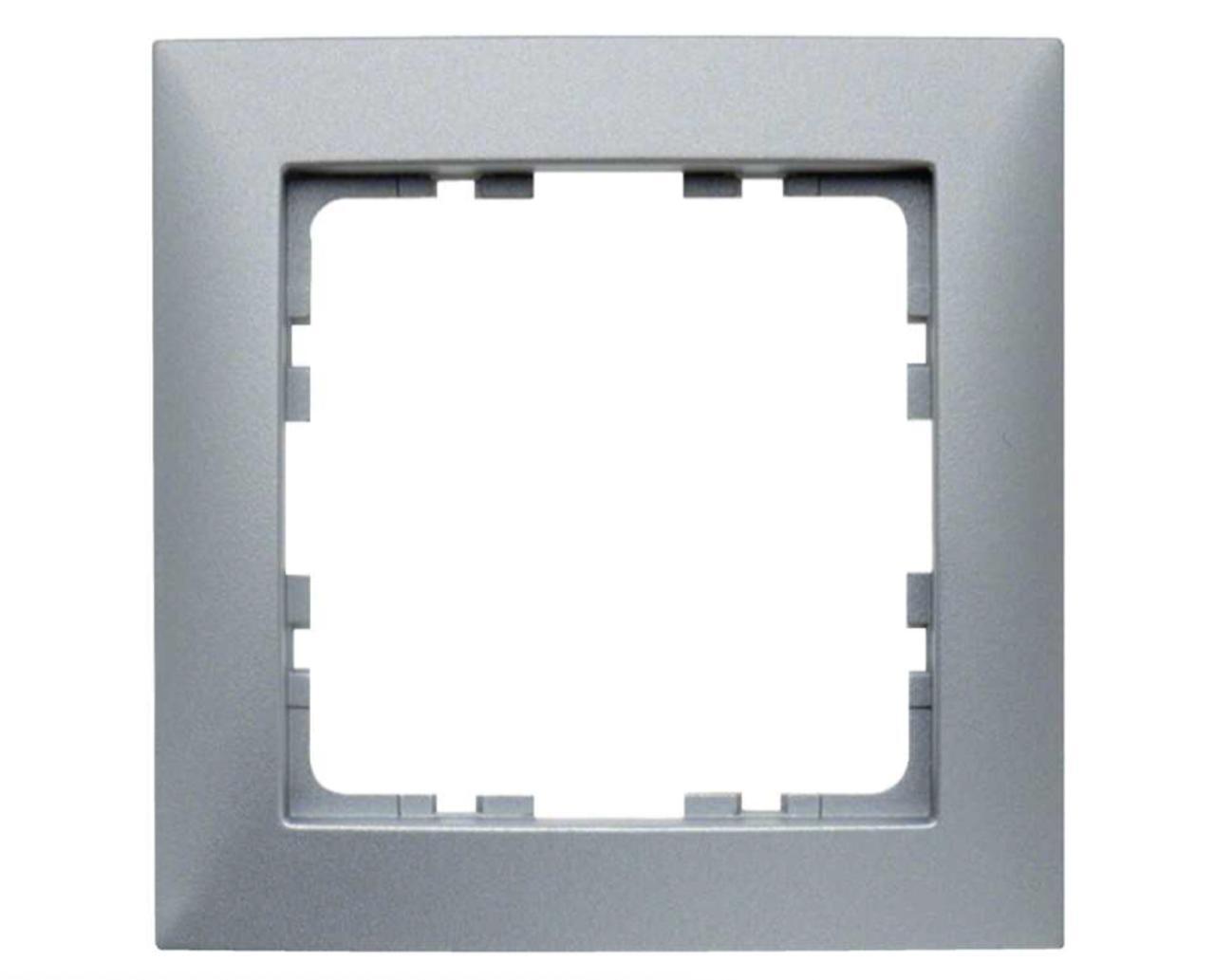 Рамка 1-местная Berker S1 Алюминий 10119939 Hager - Зображення 164716973-5d616.jpg