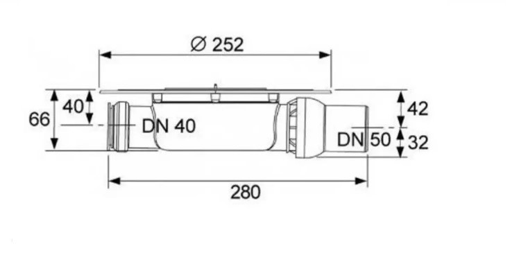 Сифон для душового трапу TECEdrainpoint S DN 50 Tece - Зображення 164718924-d938a.jpg