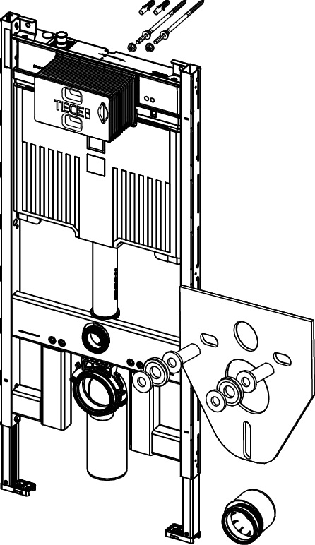 Інсталяція для унітаза TECEprofil 9300502 TECE - Зображення 164719224-eef08.jpg