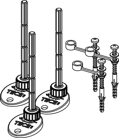 Комплект ніжок для сифону TECEdrainprofile 674000 Tece - Зображення 164719556-18aa1.jpg