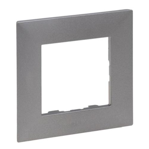 Рамка 1-местная Niloe Step Сталь 863491 Legrand - Зображення