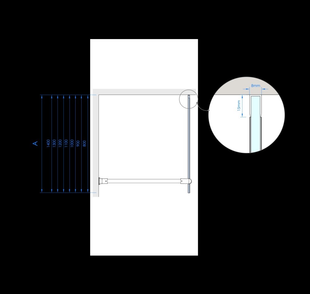 Душевая стенка Dija 100x190 Brasta - Зображення 164723170-a1c89.jpg