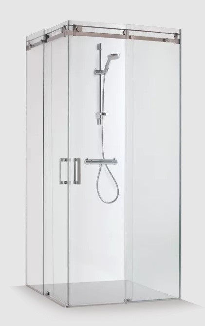 Душова кабіна Vesta 90х90х200 сатин BRASTA - Зображення
