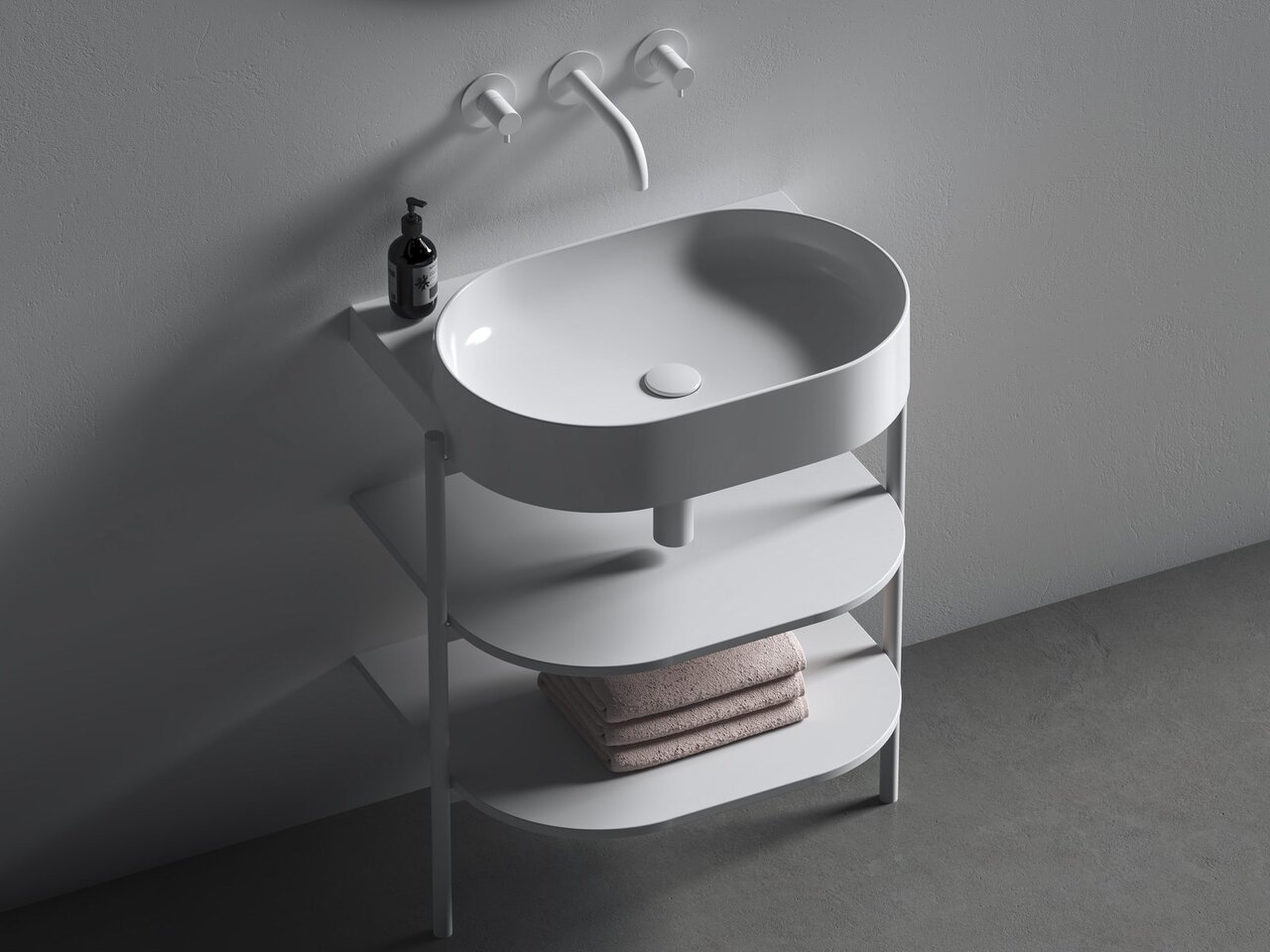 Умивальник Yard 600 білий XJX01060000 RAVAK - Зображення 164730840-1e3a0.jpg