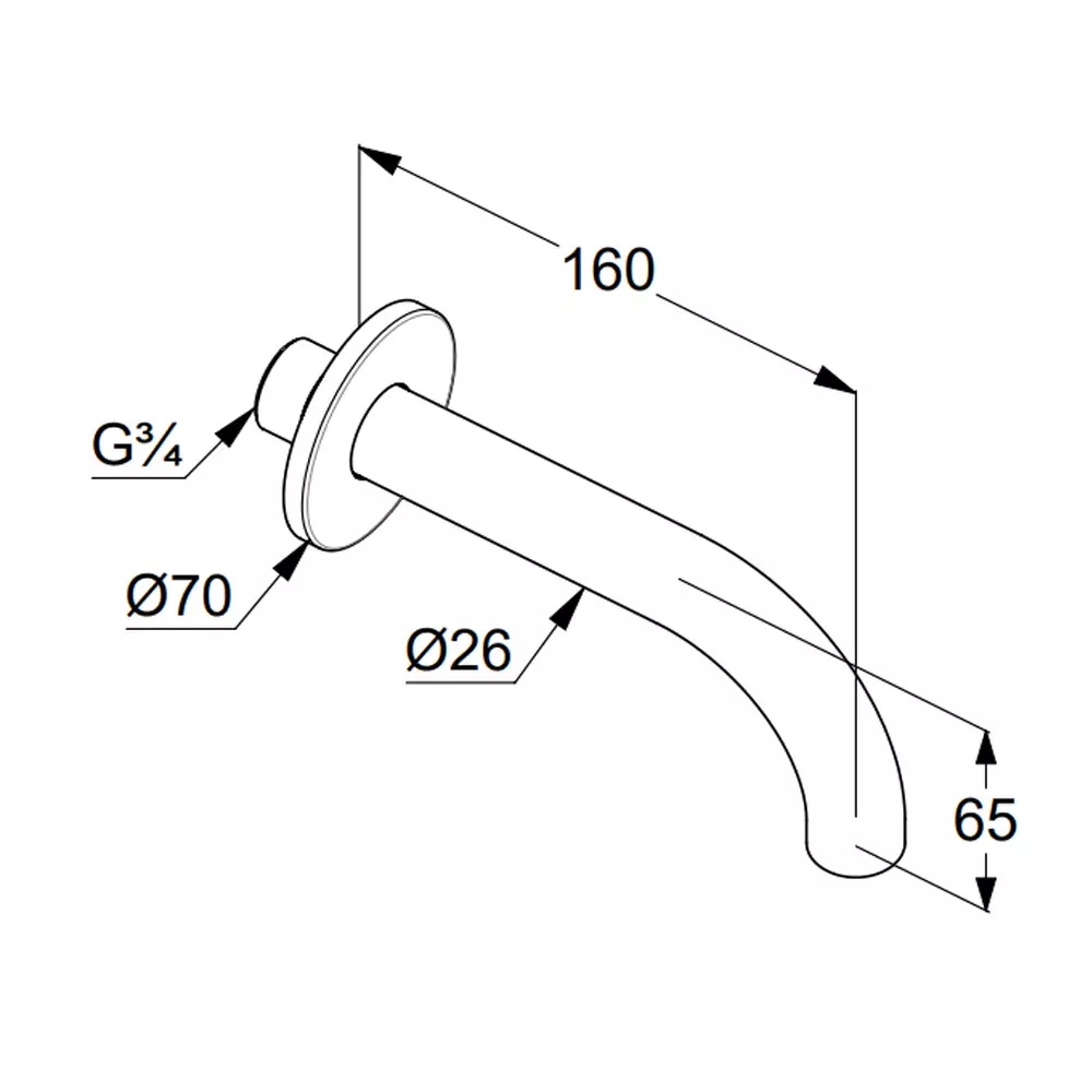 Вилив для ванни Bozz DN20 3850553 білий matt Kludi - Зображення 164730944-b91ea.jpg