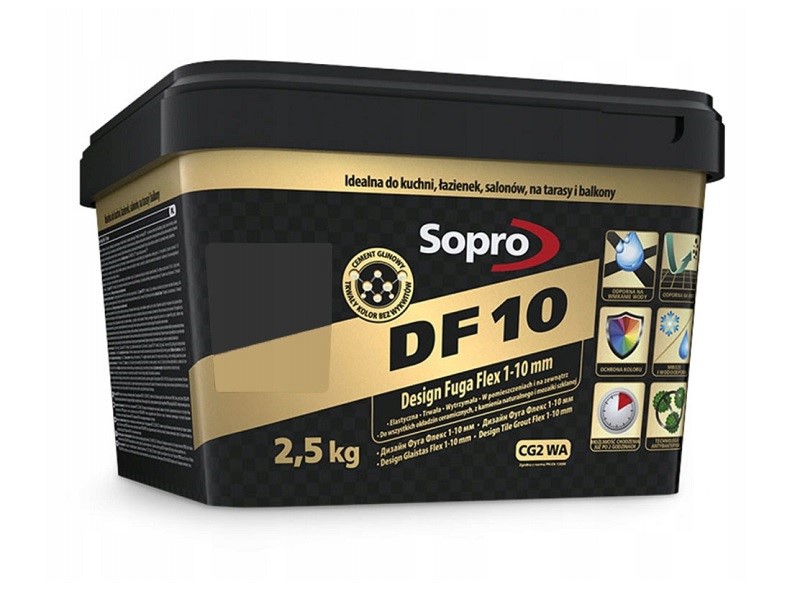 Затирка для швів Sopro DF 10 1085 холодний бежевий №24 (2,5 кг) - Зображення