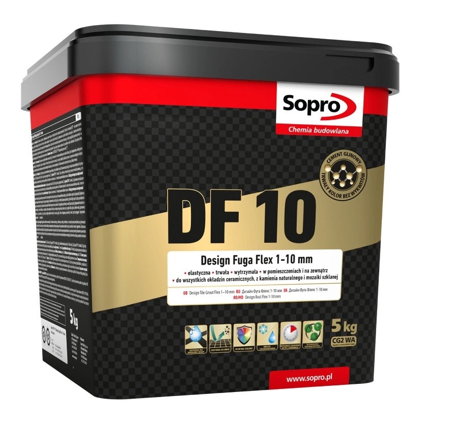 Затирка для швів Sopro DF 10 1085 холодний бежевий №24 (5 кг) - Зображення