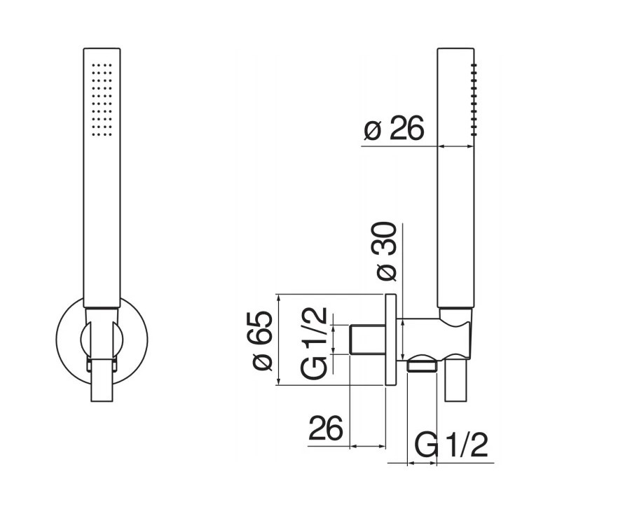 Душовий набір Tramonto PVD AD146-32RCP Nobili - Зображення 164731229-47746.jpg