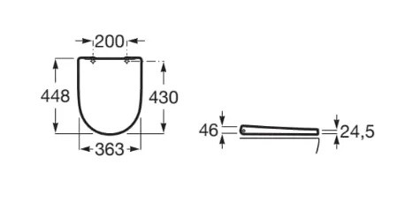 Кришка для унітаза Ona soft-close A801E12002 Roca - Зображення 164731462-2c80b.jpg