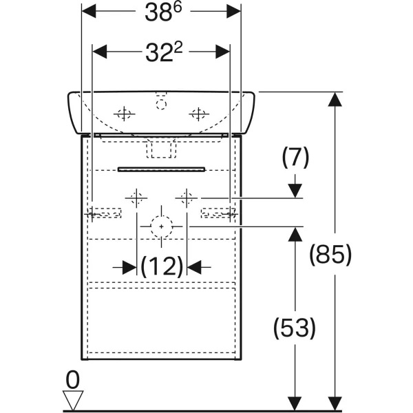 Шкафчик с умывальником 45 Selnova Square 502.746.00.1 Geberit - Зображення 164732131-14ebd.jpg