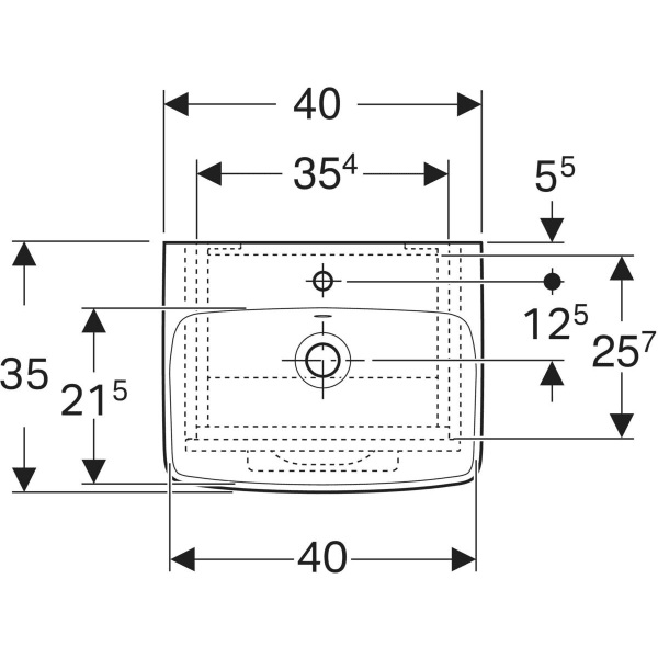 Шкафчик с умывальником 45 Selnova Square 502.746.00.1 Geberit - Зображення 164732131-80acf.jpg