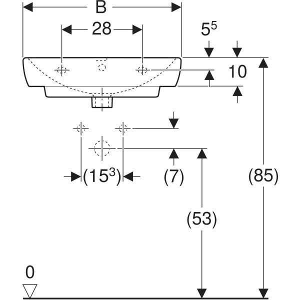 Умывальник 55 Selnova Square 500.290.01.7 Geberit - Зображення 164732297-6c4aa.jpg
