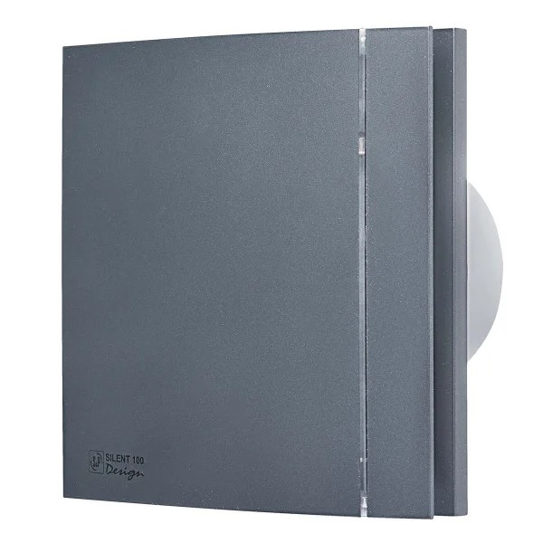 Вентилятор витяжний Silent Design 100 CHZ Grey 4C 5210634200 Soler&Palau - Зображення