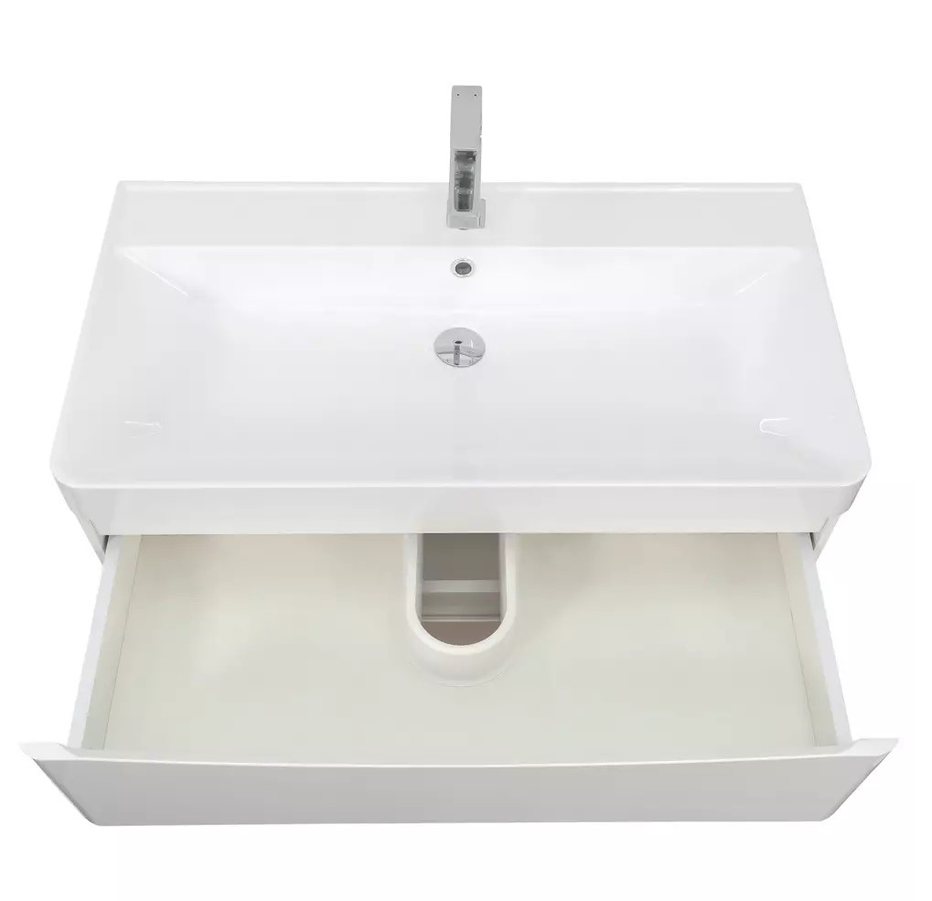 Шафка з умивальником Amerina 75 White Gloss Аква Родос - Зображення 164732695-c847e.jpg