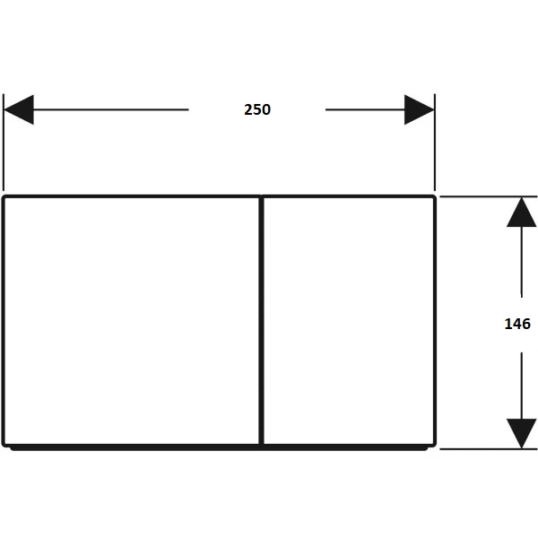 Кнопка зливу Sigma 70 Square 115.622.QF.1 Латунь matt Geberit - Зображення 164732906-6d574.jpg