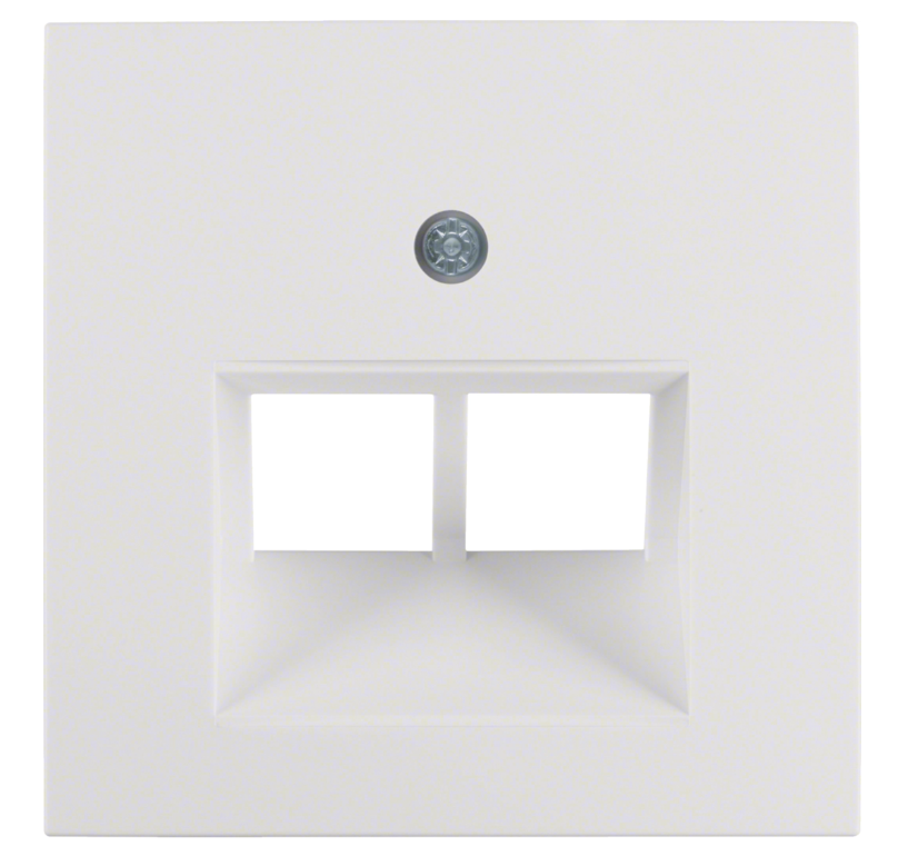 Накладка розетки UAE-E-Dat Berker matt S1 Полярно-белый 14091909 Hager - Зображення 164732916-d18dc.png