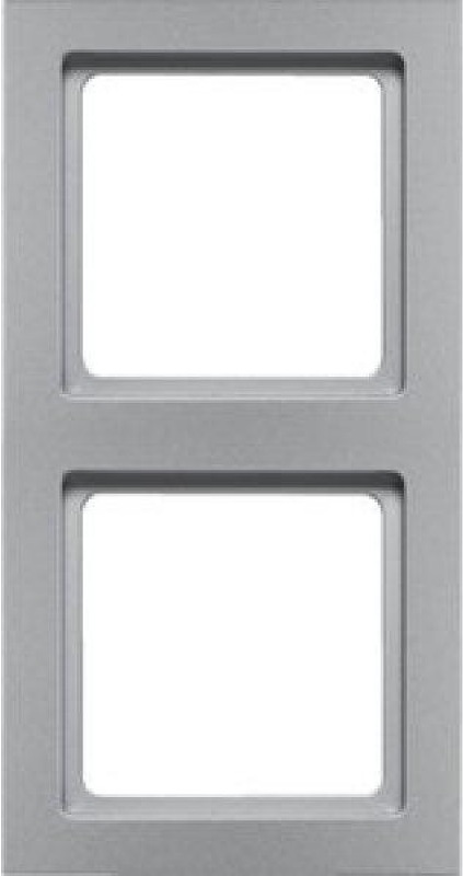 Рамка 2-местная Berker Q3 Алюминий 10126094 Hager - Зображення 164735299-be2fc.jpg