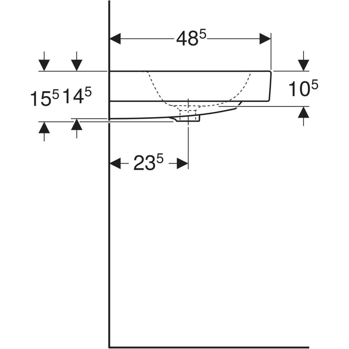Умивальник 90 iCon 124090000 Geberit - Зображення 164735792-378cf.jpg