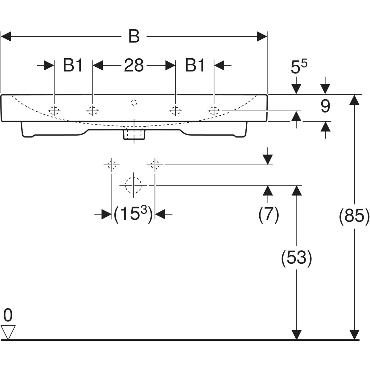 Умивальник 90 iCon 124090000 Geberit - Зображення 164735792-4180c.jpg