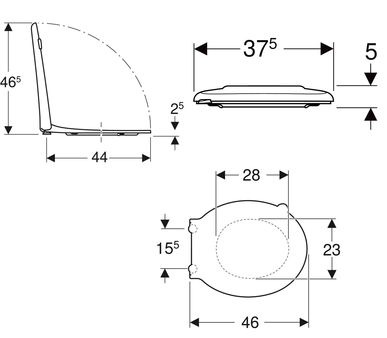 Крышка для унитаза Selnova Comfort 501.559.01.1 Geberit - Зображення 164739961-65284.jpg