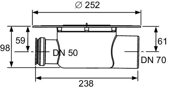 Сифон для душового трапу TECEdrainpoint S DN 70 3603500 TECE - Зображення 164740195-9c021.jpg
