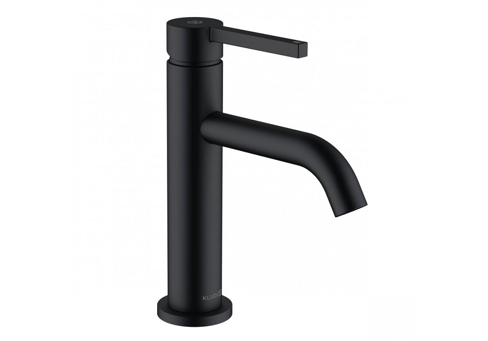 Змішувач для умивальника 100 Nova Fonte 202883915 чорний Kludi - Зображення