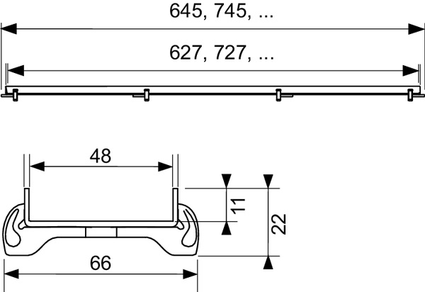 Душовий канал 80 см TECEdrainline Plate під облицювання 600870 TECE - Зображення 164742812-2a1f6.jpg