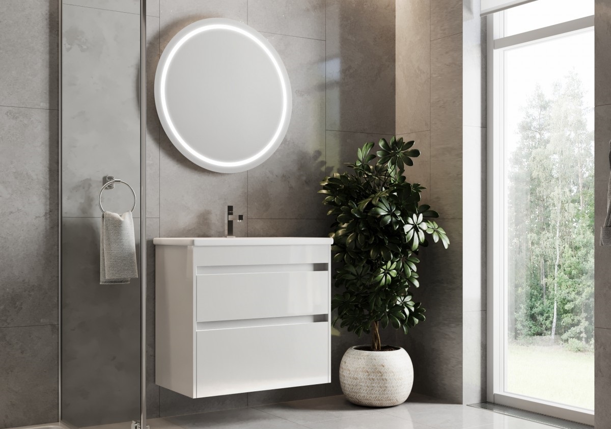 Шкафчик с умывальником Luton Lt-100 белый Juventa - Зображення 164743063-60c2b.jpg