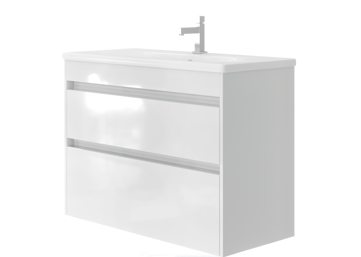 Шкафчик с умывальником Luton Lt-100 белый Juventa - Зображення 164743063-bd7f4.jpg