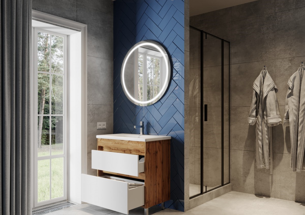 Шкафчик с умывальником Luton Lt-100 дуб вотан Juventa - Зображення 164743064-aeb25.jpg