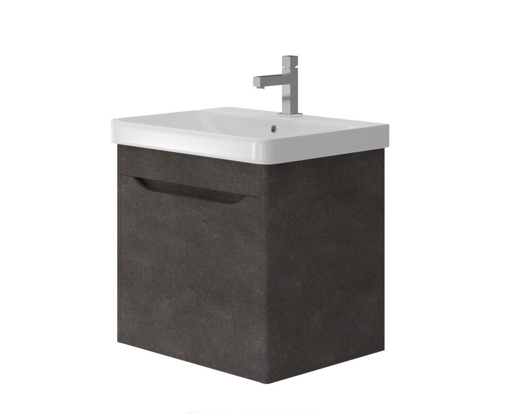 Шафка з умивальником Livorno Lvr-60 структний камінь Juventa - Зображення