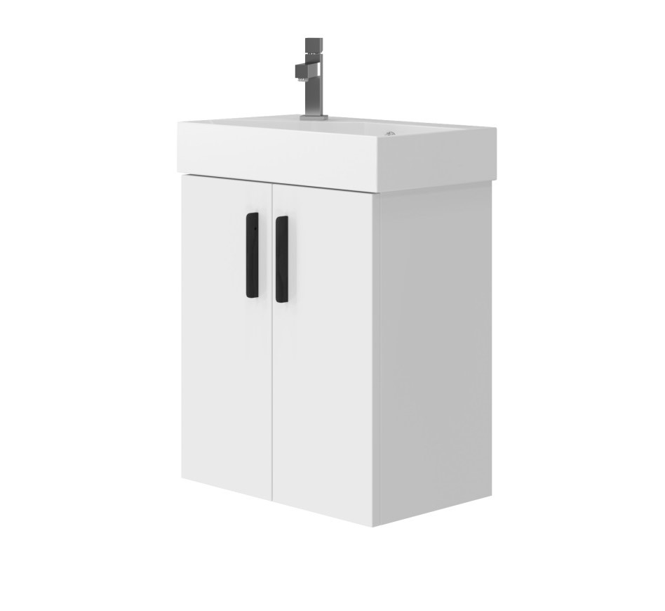 Шафка з умивальником Manhattan Mh-55 білий Juventa - Зображення
