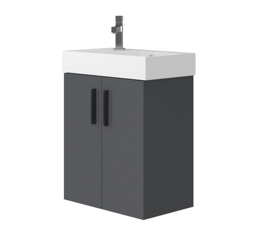 Шафка з умивальником Manhattan Mh-55 сірий Juventa - Зображення 164743118-614b4.jpg