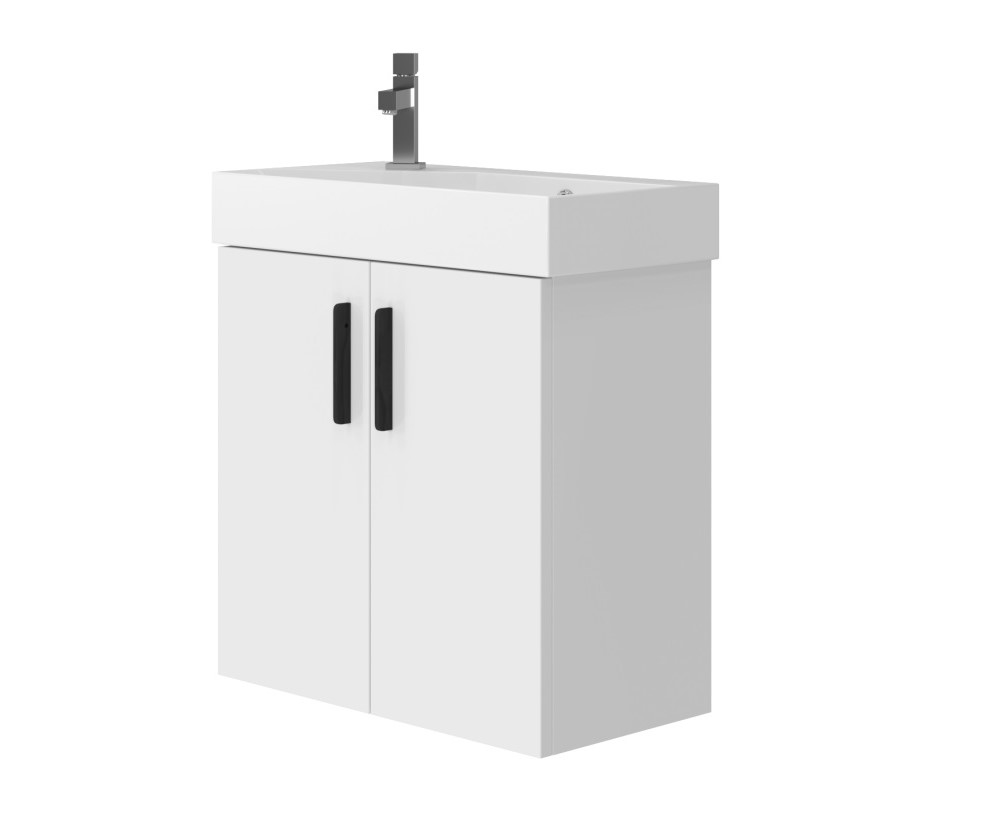 Шафка з умивальником Manhattan Mh-65 білий Juventa - Зображення