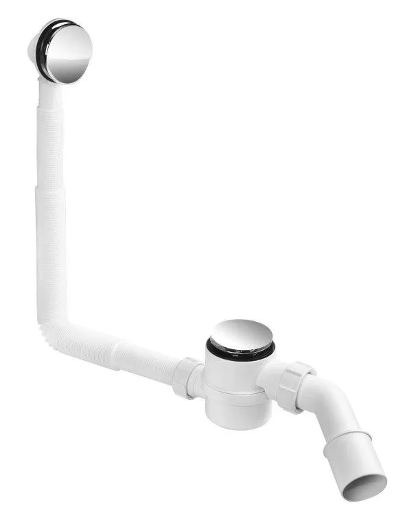 Сифон для ванни click-clack HC2600CL хром McAlpine - Зображення
