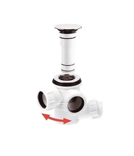 Сифон для ванни click-clack HC2600CL хром McAlpine - Зображення 164744070-9f7fd.jpg