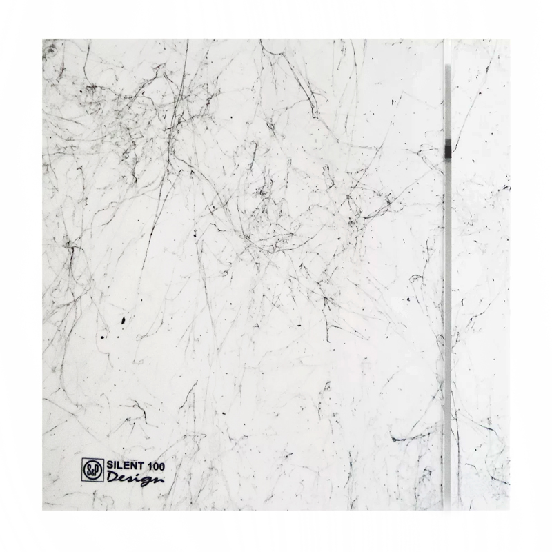 Вентилятор витяжний Silent Design 100 CZ Marble White 4C 5210612000 Soler&Palau - Зображення