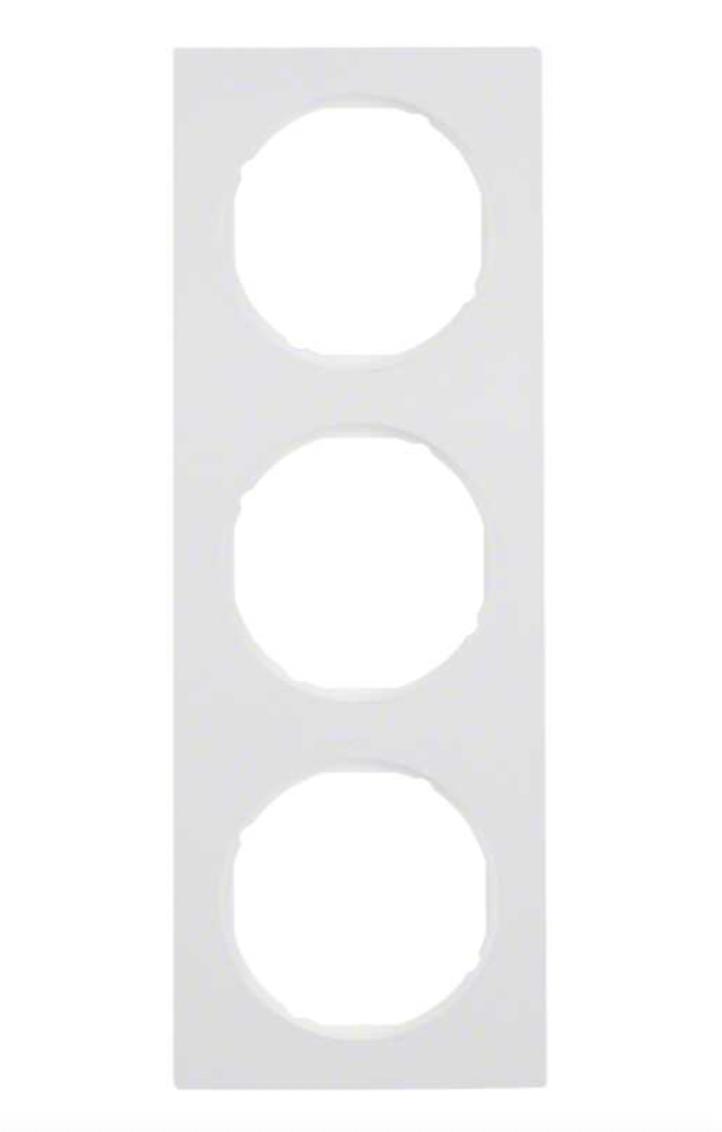 Рамка 3-місна Berker R3 Полярно-Білий 10132289 Hager - Зображення 164746629-2729c.jpg