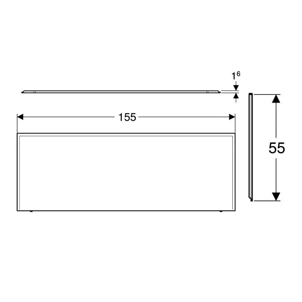Панель для ванни фронтальна 160 UNI 2 PWP2361000 KOLO - Зображення 164746916-9a13e.jpg
