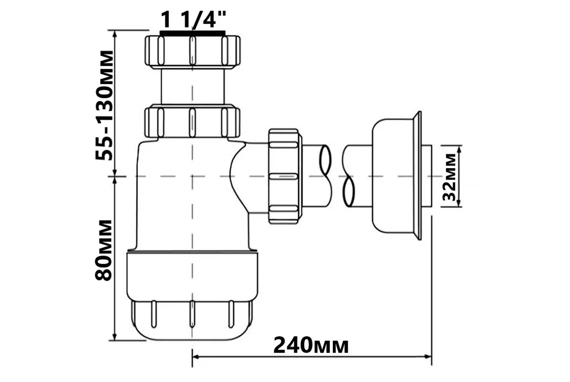 Сифон для умивальника HC2 McAlpine - Зображення 164747333-ce687.jpg